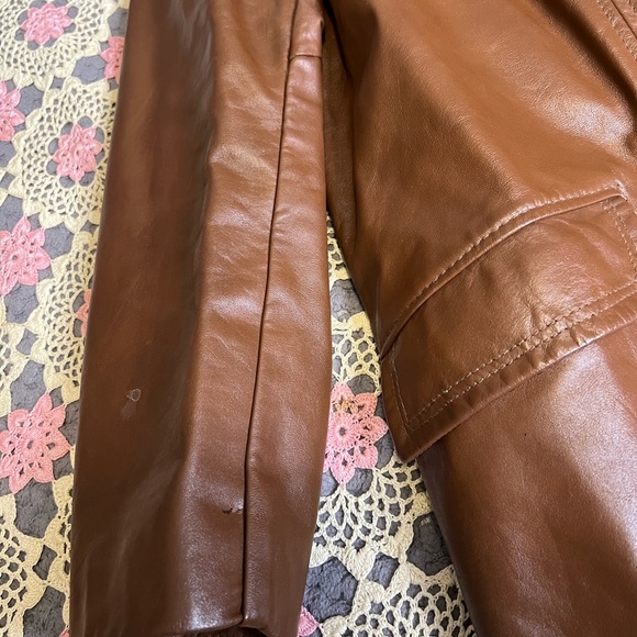 Pimpy 1960's 60's 1960s 60s Vintage Lined Leather Jacket - Picture 6 of 16